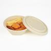 Oferta Especial: Tigelas Redondas de Bagaço de Cana-de-Açúcar em Estoque, Louça Descartável Biodegradável Ecológica para Sopa, Macarrão, Mingau, Fast Food, Caixas de Embalagem para Levar