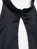 ZA venta al por mayor de ropa de mujer transfronteriza 2026 nueva moda elegante ajustado con encaje empalmado vestido estilo blazer con cuello en V