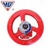 Válvula de compuerta Shanghai Hugong Z81X-16Q con vástago expuesto, diseñada para canales de suministro y drenaje de agua, con un collar de sellado blando y una válvula de compuerta de sellado blando