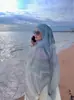 Serie de acuarela de Amazon transfronteriza Chal de poliéster satinado estilo étnico Bufanda para la cabeza de mujer étnica en stock