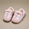 Zapatos para Niñas 2026 Primavera Nueva Moda Tenis de Princesa para Niños con Zapatos Deportivos Florales de Suela Suave