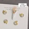 Acessório de guirlanda de estrela-do-mar com pérolas e cravejado de diamantes, tendência de luxo, decoração de unha 3D versátil e luxuosa com pérolas e diamantes