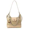 Versátil, Elegante, Color Sólido, Ligero, Bolso Casual de Nicho para Mujer con Diseño de Cadena, Bolso Cruzado para Hombro/Axila para Mujer