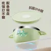 Tazón con Dos Orejas Tazón para Sopa Acero Inoxidable 316L Tazón para Niños Tazón para Alimentar Bebés Juego de Vajilla Antiescaldante con Tapa