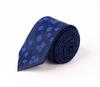 Estilo Coreano Casual Algodón Estampado Floral Super Estrecho 6cm Corbata Casual Corbata de Lazo Set Pañuelo de Bolsillo Corbata de Flores para Hombre Trendy