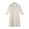 MTLCLOTHES ropa para hombre 2023 Otoño Nuevo estilo coreano holgado abrigo largo hasta la rodilla abrigo cruzado con cordones moda