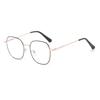 Gafas Jamie 3586 Modelo Nuevo con Filtro de Luz Azul y Armazón para Graduación para Hombres, Armazón Cuadrado de Metal, Gafas Decorativas sin Graduación para Estudiantes, Mujeres