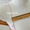 Sujetador Invisible Adelgazante Sin Costuras para Mujer, Estilo Delgado, Minimiza el Busto Grande, Recoge y Levanta con Tiras de Gel, Sujetador de Cuello Cuadrado