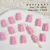 Accesorios de aleación con cuentas, bricolaje, cachorro, conejo de las Tierras Altas del Oeste, oso, pulsera, collar, joyería, material, cuentas de colores