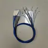 Nuevas Luces de Camino de Mariposas para Bodas Propuesta de Boda Luces de Estaca Luminosas de Acrílico para el Suelo Accesorios Decorativos Dorados