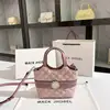 Entrega en una sola pieza bolso cubo rombos estilo Chanel de alta calidad 2024 gran capacidad para el día a día disponible bolso cesta de verduras venta al por mayor