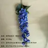 Flores Artificiales Azules de Gama Alta Decoración Suave para Interiores Paisajismo Flores Falsas Boda Hotel Decoración de Ingeniería Fabricante de Flores Artificiales Venta al Por Mayor
