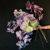 9 Flores Artificiales Wan Dailan Flores de Boda Arreglo de Ventana Decoración para el Hogar Flores Falsas Accesorios para Sesión de Fotos Flores de Simulación