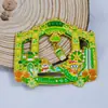 Serie Heilongjiang de Metal Harbin Mohe Pueblo de Nieve Atracción Turística Invernal Souvenirs Imanes para Refrigerador Imanes de Madera