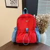 Mochila Casual Simple Coreana No de Moda Ligera Color Contrastante Pequeña Mochila para Deportes al Aire Libre Versátil Estudiante Bolso Escolar