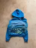 Sudadera con capucha tipo pullover estilo ins americano con estampado y diseño de pedrería, modelo nuevo de principios de otoño 2026 transfronterizo europeo y americano