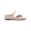 Sandalias Chuyuji con Lazo y Punta Abierta para Mujer 2026 Verano Exterior Color Nude con Suela Gruesa Sandalias de Playa