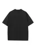 Camiseta pesada de algodão 230g atacado masculina manga curta primavera e verão branco puro solta meia manga roupas algodão penteado
