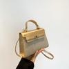 Bolsa de Nicho Bolsa de Mão de Luxo Bolsa Feminina 2024 Nova Moda Bolsa Quadrada Pequena Versátil de Ombro Transversal Bolsa Kelly