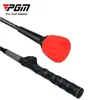 Entrenador de swing de golf PGM con sonido ajustable y agarre manual para principiantes.