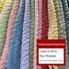 Tecido Plush Jacquard Dupla Face 270g, Tecido Plush Tricô Jacquard Dupla Face para Pijamas e Roupas de Casa, Atacado em Estoque