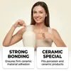 Jue Fish Cola Cerâmica Especial para Reparo de Rachaduras em Cerâmica e Porcelana, Adesivo Cerâmico para Reparo Diário Doméstico