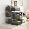 Prateleira de armazenamento de xícaras, armário de armazenamento de mesa, aparador, xícara de café, xícara de chá, conjunto de chá, tipo retrátil para mesa de casa