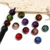 16mm Colorido Rachado pelo Gelo Alto Brilho Contas Acrílicas Transparente Âmbar Explosão Contas DIY Pulseira Chaveiro Contas Soltas