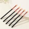 Brocha de Sombra de Ojos de Esponja Brocha de Doble Lado Barra de Sombra de Ojos Brocha Suave para Tinte de Ojos Brocha para Gusano de Seda Dormilón Brocha de Maquillaje Portátil maquillaje