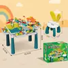 Blocos de construção para crianças Tabela multi-funcional grande compatível Lego grande partícula montada brinquedos educativos para meninos e meninas Atacado transfronteiriço