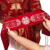 Cinturón rojo para boda, un par de cinturones rojos especiales para dinero, fajín rojo para la riqueza, cinturón rojo para suministros de celebración de bodas