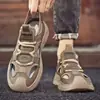 Novos Sapatos Masculinos de Distribuição para Exportação, Sandálias Masculinas para Uso Casual ao Ar Livre no Verão, Calçados de Praia, Sapatos Casuais Fashion de Piloto