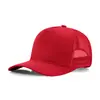 Gorra de béisbol de malla ligera de verano de cinco paneles para hombre con logotipo bordado estampado, sombrero transpirable para exteriores con protección solar de malla para niños