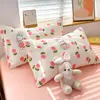 Nuevo Modelo 2025 Juego de Cama de Cuatro Piezas, Sábana, Funda de Edredón, Juego de Tres Piezas para Dormitorio de Estudiante, Ropa de Cama Infantil, Adecuado para Todas las Estaciones