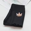 Meninas Leggings Primavera e Outono Fino Exterior Vestindo Estilo Ocidental Novo Preto Crianças Leggings Bebê Meninas Algodão Calças Compridas