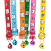 Coleira para Cão com Impressão Colorida de 1cm Suprimentos para Gato e Cachorro Colar Teddy Ajustável Suprimentos para Animais de Estimação Pequenos