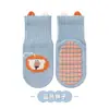 Calcetines de piso de algodón para niños clase a, de media caña, con orejitas de caricatura, antideslizantes, puntera sin costuras, para bebé y niño pequeño, modernos