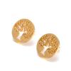 Pendientes de árbol de la vida huecos personalizados de comercio exterior, nuevos, de acero inoxidable, varios estilos, para mujer, pendientes navideños, venta al por mayor