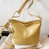Elegante Bolso para el Trabajo para Mujer, Nuevo Modelo Verano 2026, Moda Retro de Nicho Exquisito Bolso Cruzado de Hombro Único Tipo Cubo