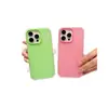Modelos Transfronterizos Adecuados para Apple Xiaomi 18Promax Macarrón Color Sólido iPhone Teléfono Android Estuche Blando y Duro Personalización