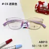 Óculos Mga8013 para Miopia em Adolescentes Armação Ultra-Leve Infantil Full Frame para Estudante Amigável à Pele Desenho Animado Moda Flexível