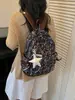 Mochila Escolar Modelo Nuevo 2026 Transfronteriza para Estudiantes de Secundaria y Preparatoria, Mochila de Nicho con Estampado de Estrella Femenina, Mochila Estilo Bosque para Estudiantes Universitarios