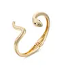 Pulsera de Serpiente Venta al por Mayor Transfronteriza Chapada en Oro Joyería de Gama Alta para Mujer Sin Decoloración Forma de Serpiente Ins