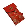 2025 Ano Novo Tecido Brocado Envelope Vermelho Saudações de Ano Novo Pacote de Ano Novo Ano do Dragão Funcionário da Empresa Bônus 10.000 Yuan Envelope Vermelho Chinoiserie