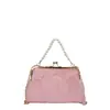 Bolso de Noche Texturizado de Moda 2026 Nuevo Modelo Bolso de Cadena para Banquetes Bolso de Mujer Bolso de Mano Elegante Bolso Cuadrado Pequeño de Mujer