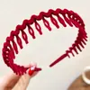 Diadema para mujer 2026 nuevo modelo, diadema para lavarse la cara, antideslizante con dientes, para recoger cabellos sueltos pequeños, pasador de terciopelo