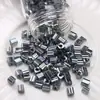 Cuentas de arroz de vidrio de alta calidad Oscuro Oscuro Cuentas redondas DIY Hecho a mano Casero Accesorios para collar pulsera con cuentas