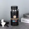 Taza Aislada de Gran Capacidad Taza Aislada de Acero Inoxidable 316 Tetera Portátil para Exteriores Escalada Viaje con Colador de Té Taza de Té