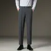 Ropa para Hombre Maple House / Pantalones Casuales de Ajuste Delgado para Todas las Estaciones, Modernos y Sofisticados, Pantalones Gruesos de Pierna Recta con Forro Polar para Hombre de Primavera y Otoño