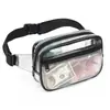 Nova Bolsa de Cintura Transparente em PVC para Esportes ao Ar Livre Corrida Bolsa de Cintura Impermeável Rafting Fitness Viagem Bolsa de Armazenamento Portátil
